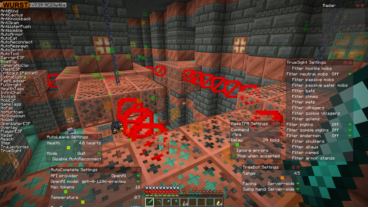 Minecraft HACK MENU (Bedrock & Java)